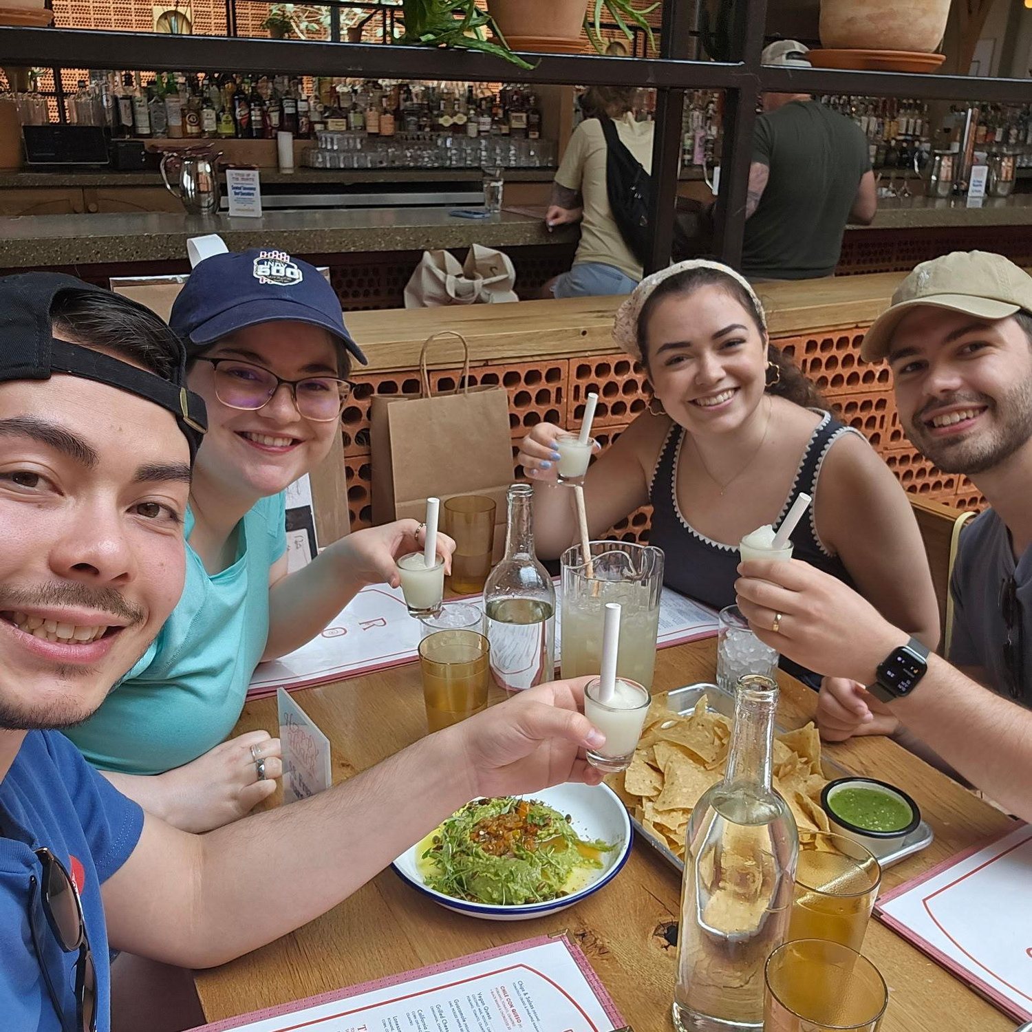 Tacos and tequila with Alex and Jenna