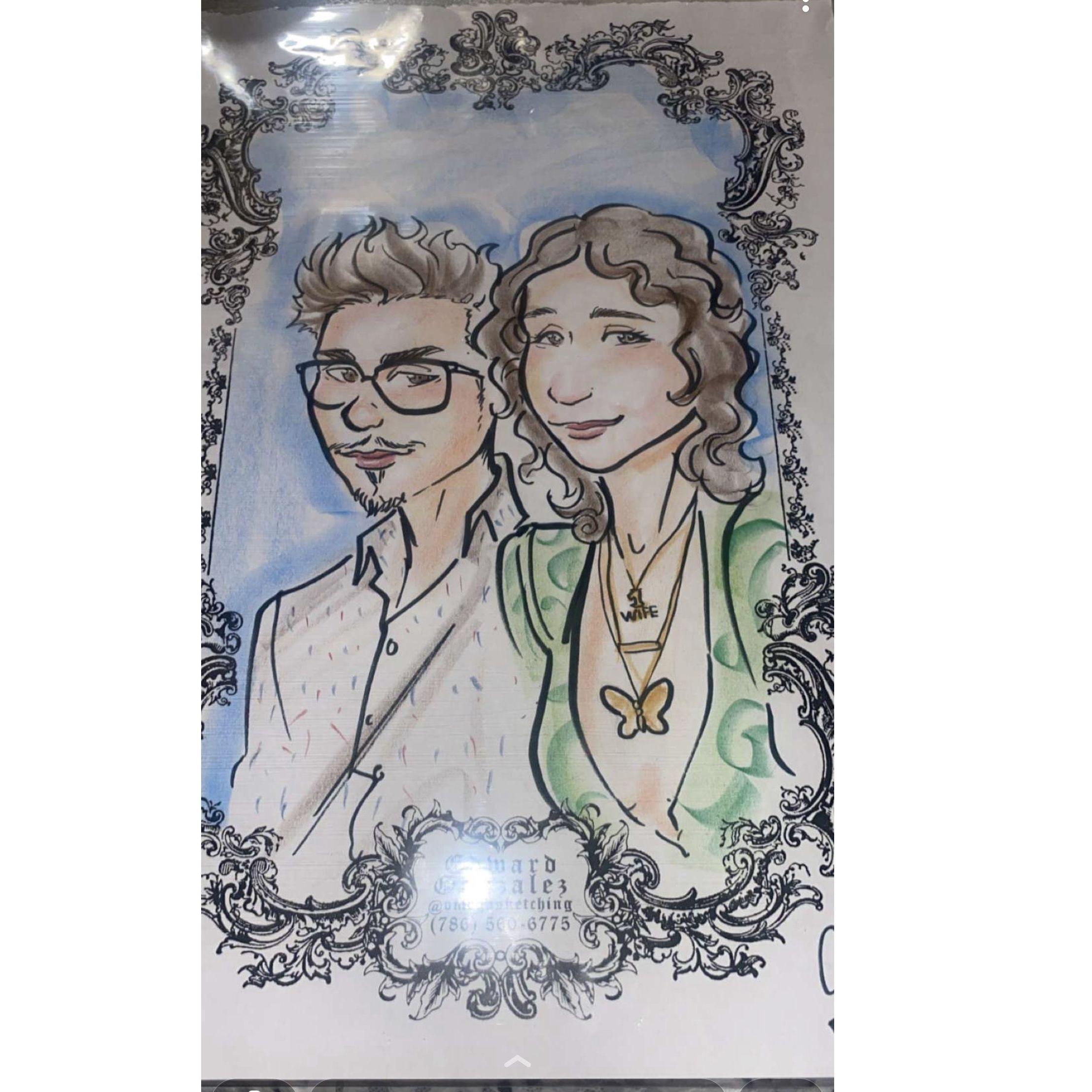 Drawing of us at bayside!