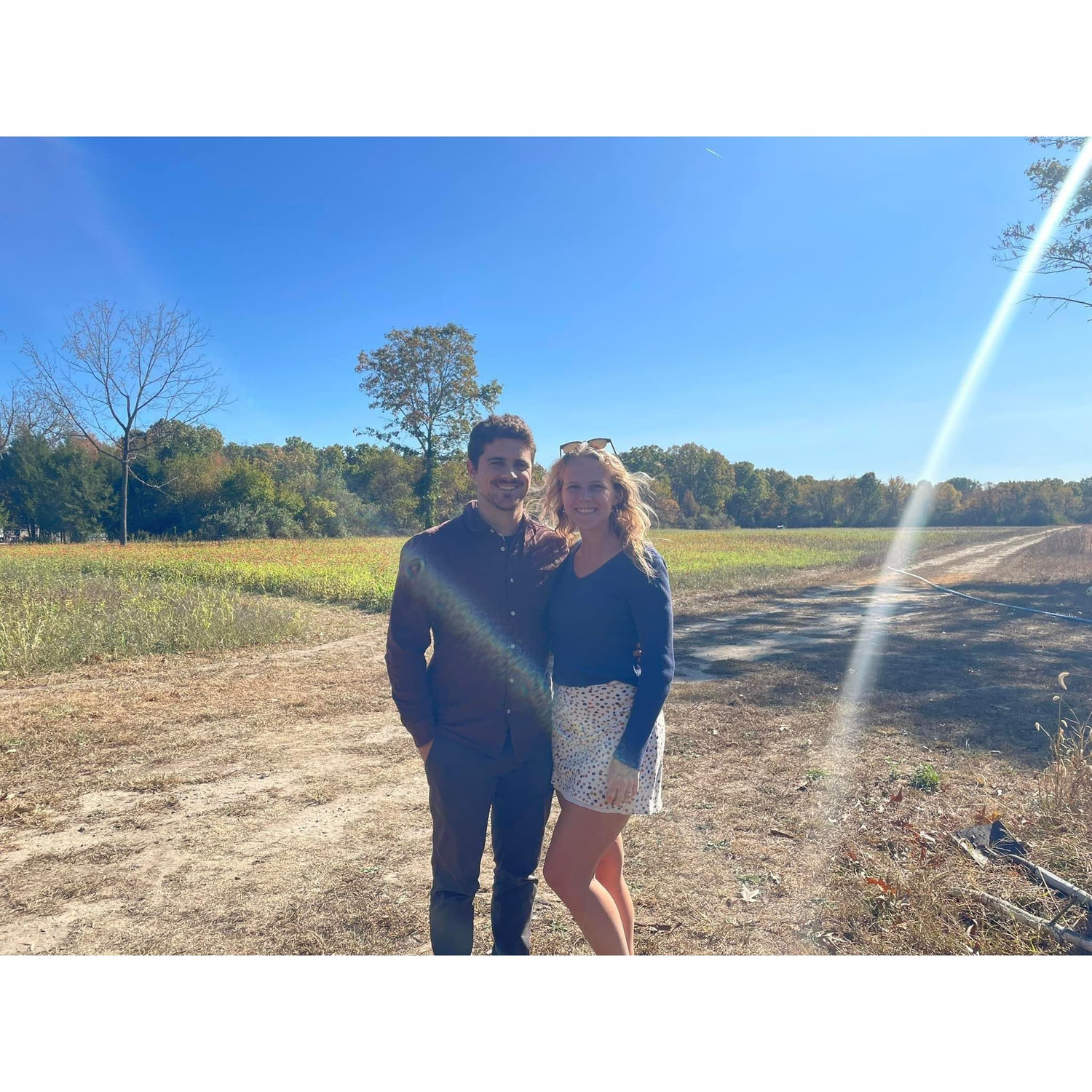 A fall day with Anthony's family.