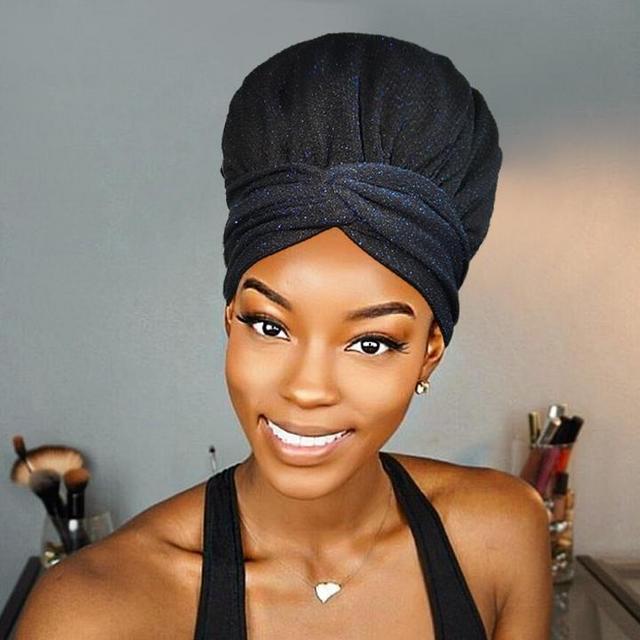 Luxurious Fashion Head Wrap(Satin-Lined)-EWA903