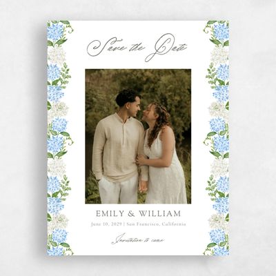 Dark Sky, White Wedding Save the Date - Speranza Photo