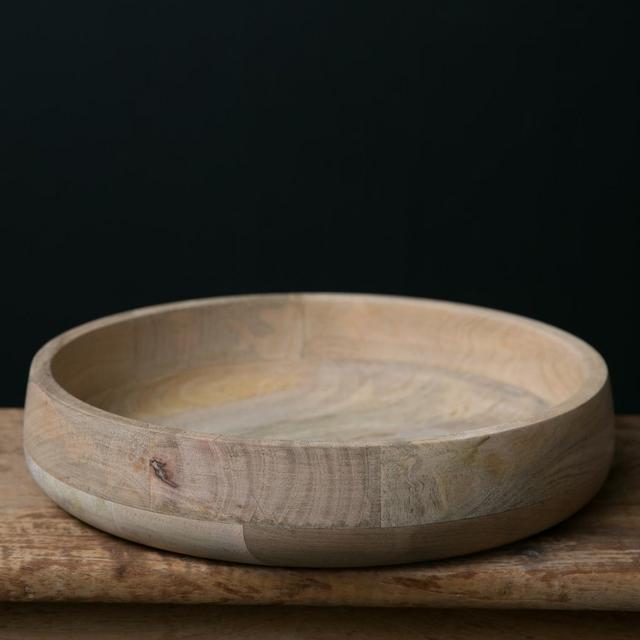 Natural Mango Wood Serving Bowl