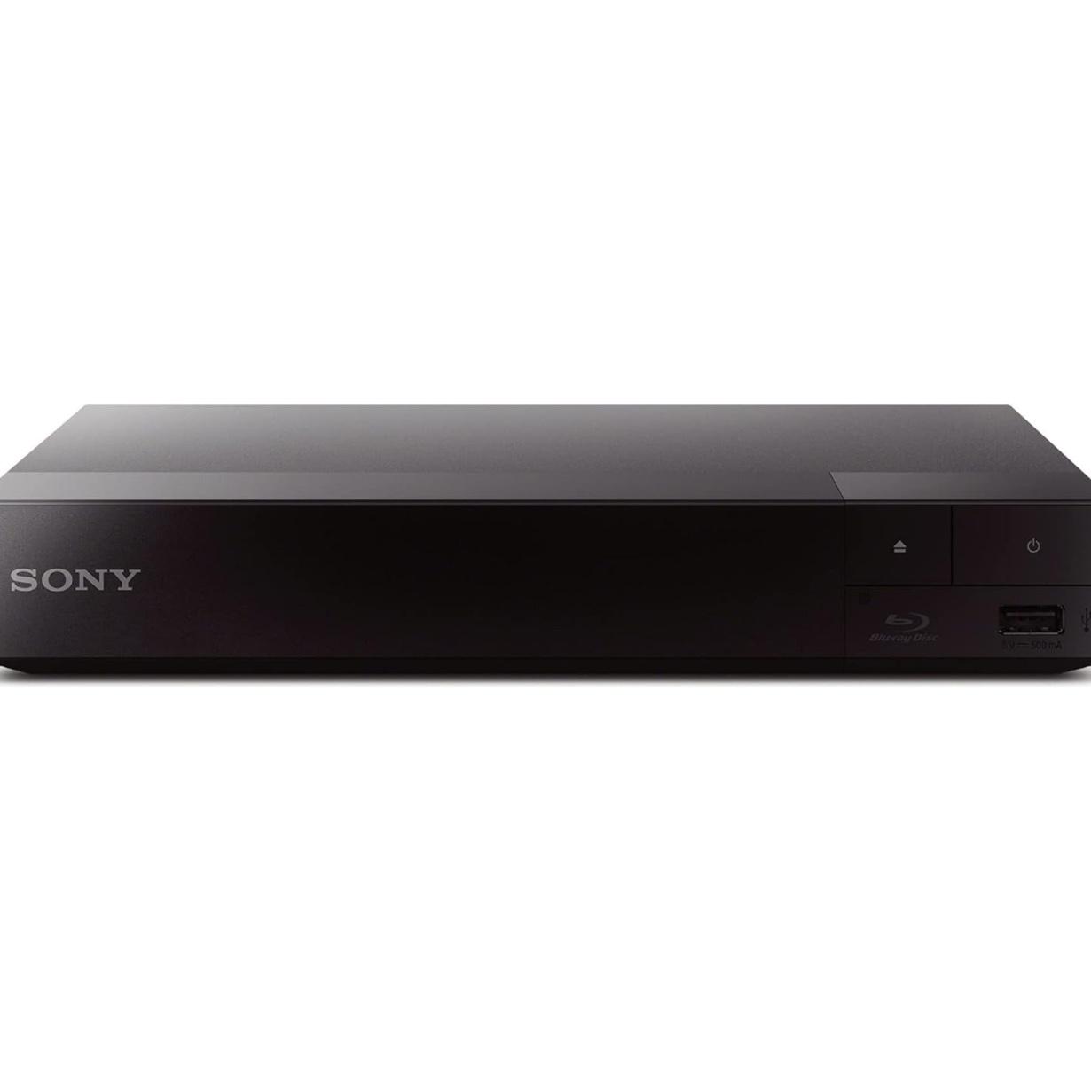 Sony BDP-BX370 Streaming Blu-ray DVD Player with built-in Wi-Fi, Dolby Digital TrueHD/DTS and upscaling, with included HDMI cable