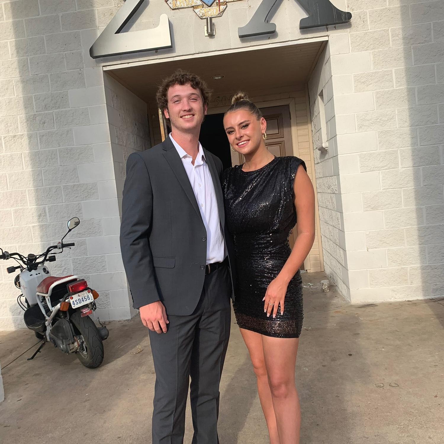 Shane and I‘s first college date party together🫶🏼