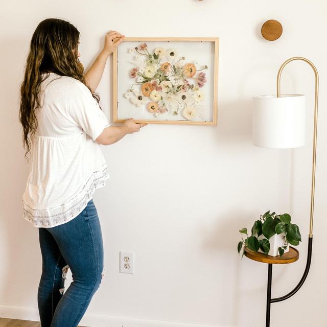 Pressed Wedding Bouquet Frame