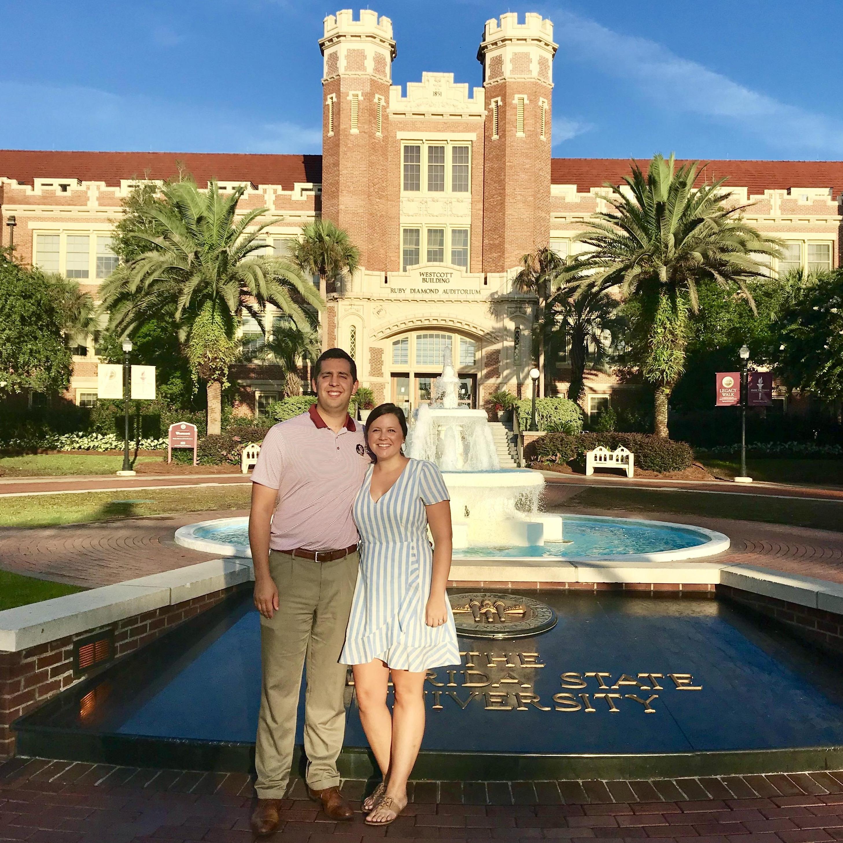 Alec's graduation from Florida State's graduate program August of 2018