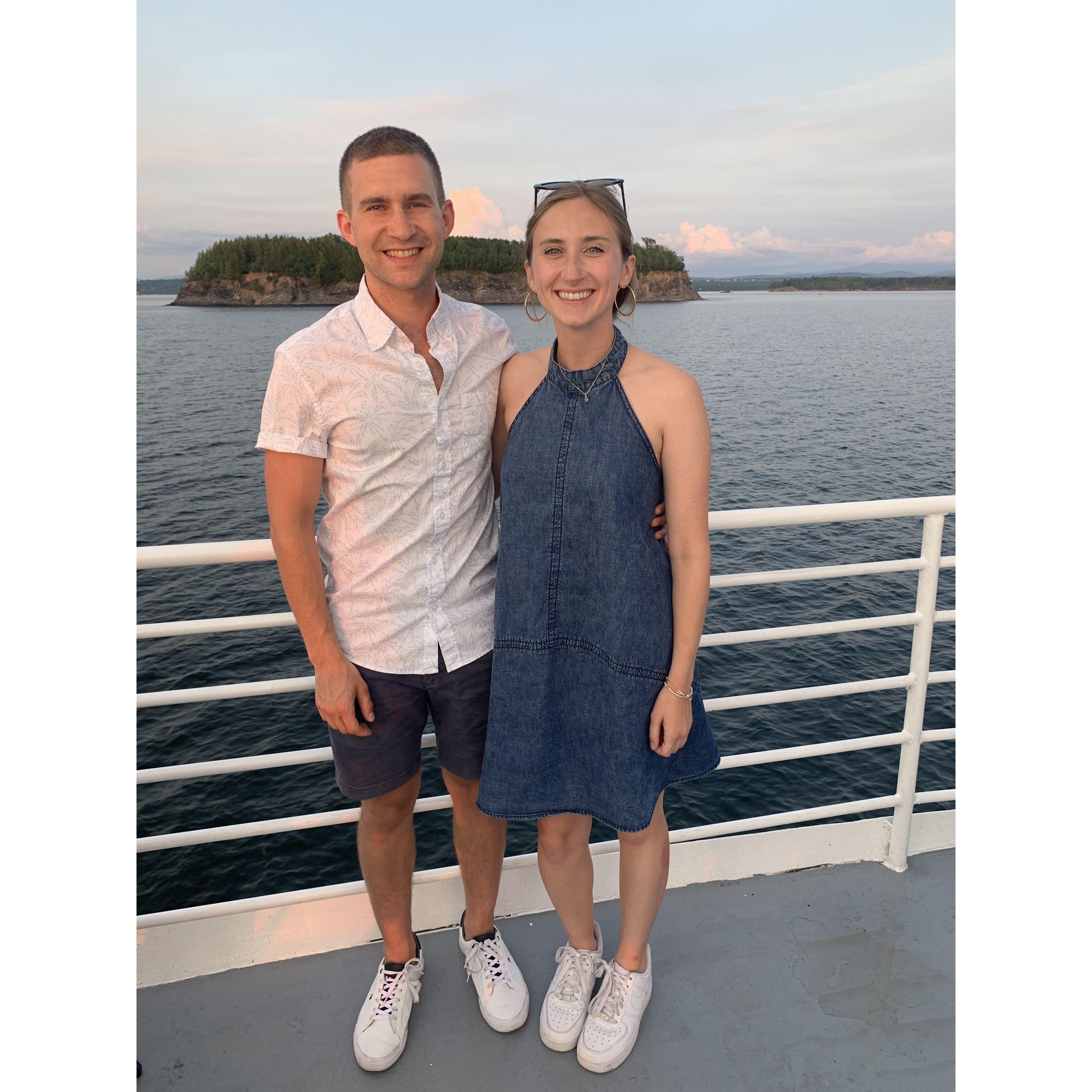 Sunset cruise in Burlington, our new favorite summer getaway