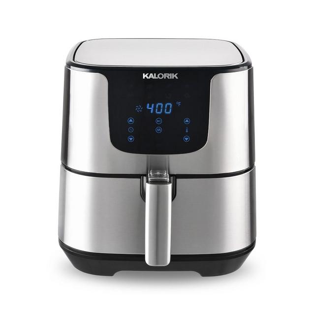 Kalorik 5 3/10-Qt Air Fryer Pro XL, Stainless Steel
