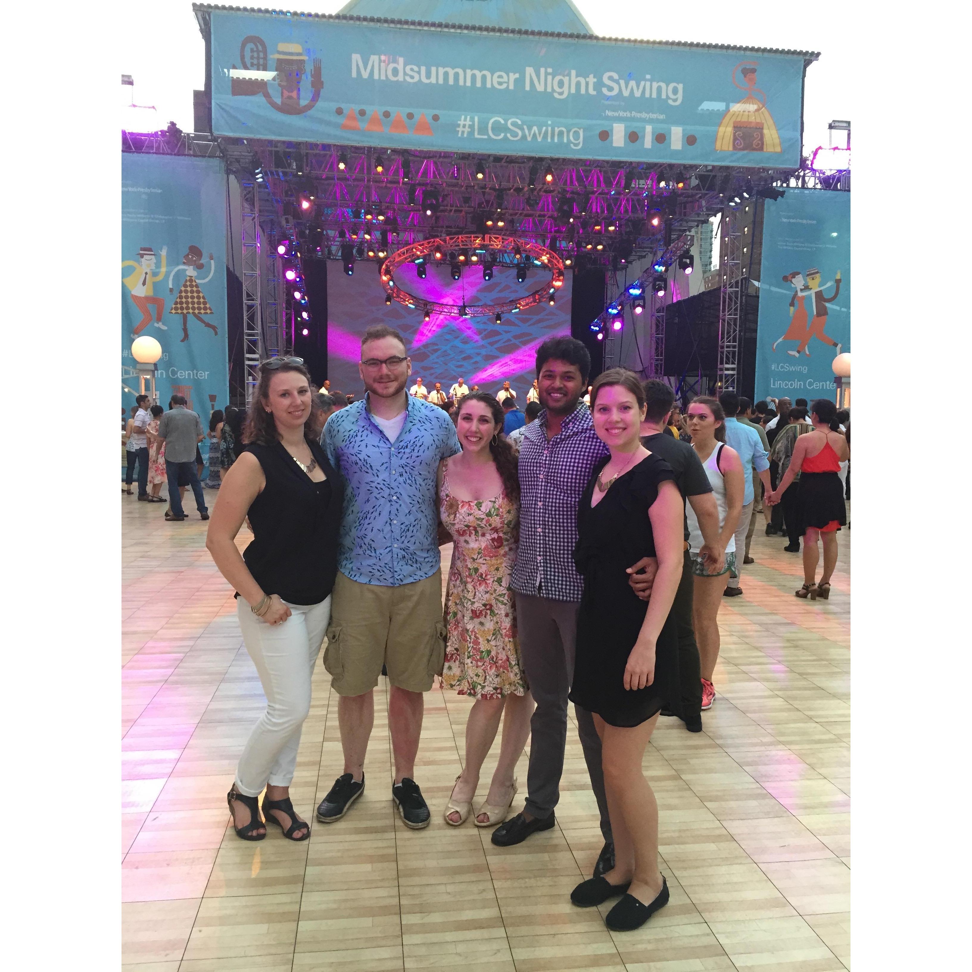 Midsummer Night Swing at Lincoln Center. July 2016