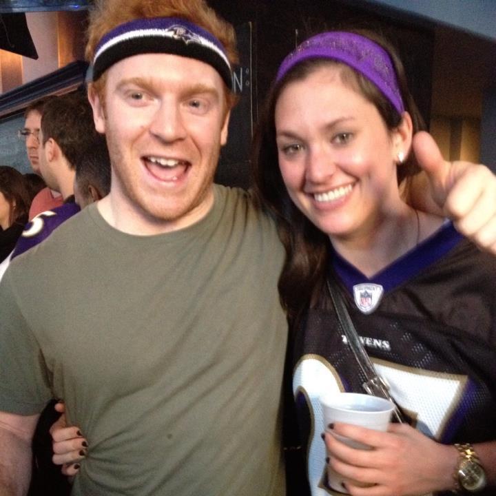 Justin becomes a Ravens fan!