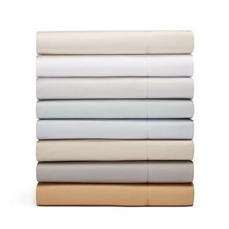 Hudson Park Collection"600TC Sateen Solid" Full Fitted Sheet - Pewter