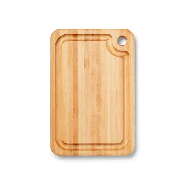 John Boos Boos Block Prestige Series Large Reversible Wood Cutting Board, 1.25-Inch Thickness, 18" x 12" x 1 1/4", Maple