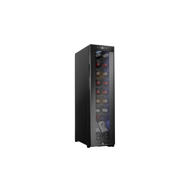 Ivation 16 Bottle Wine Cooler Fridge, Compressor Refrigerator W/Lock