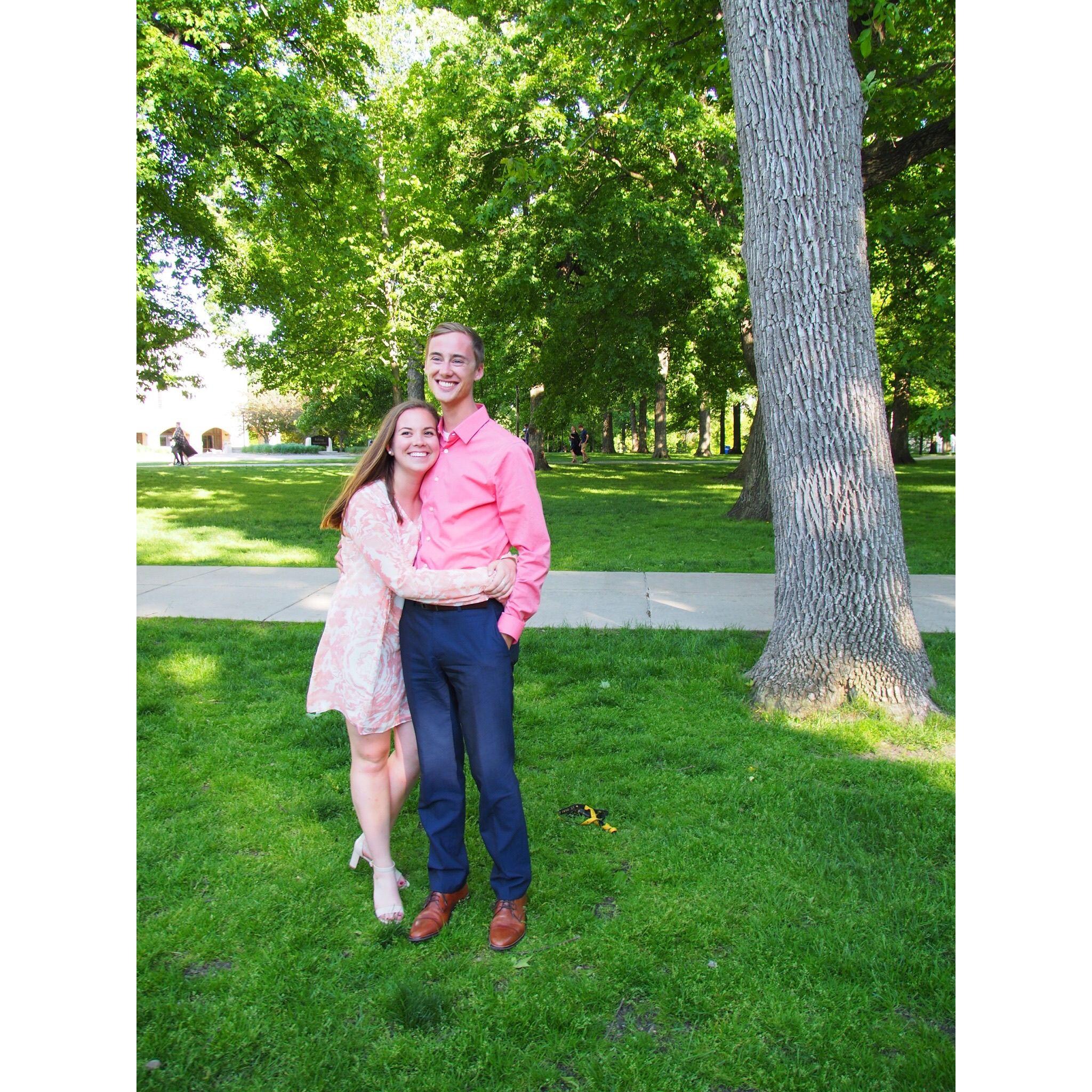 Annie's graduation from St. Olaf - 2017