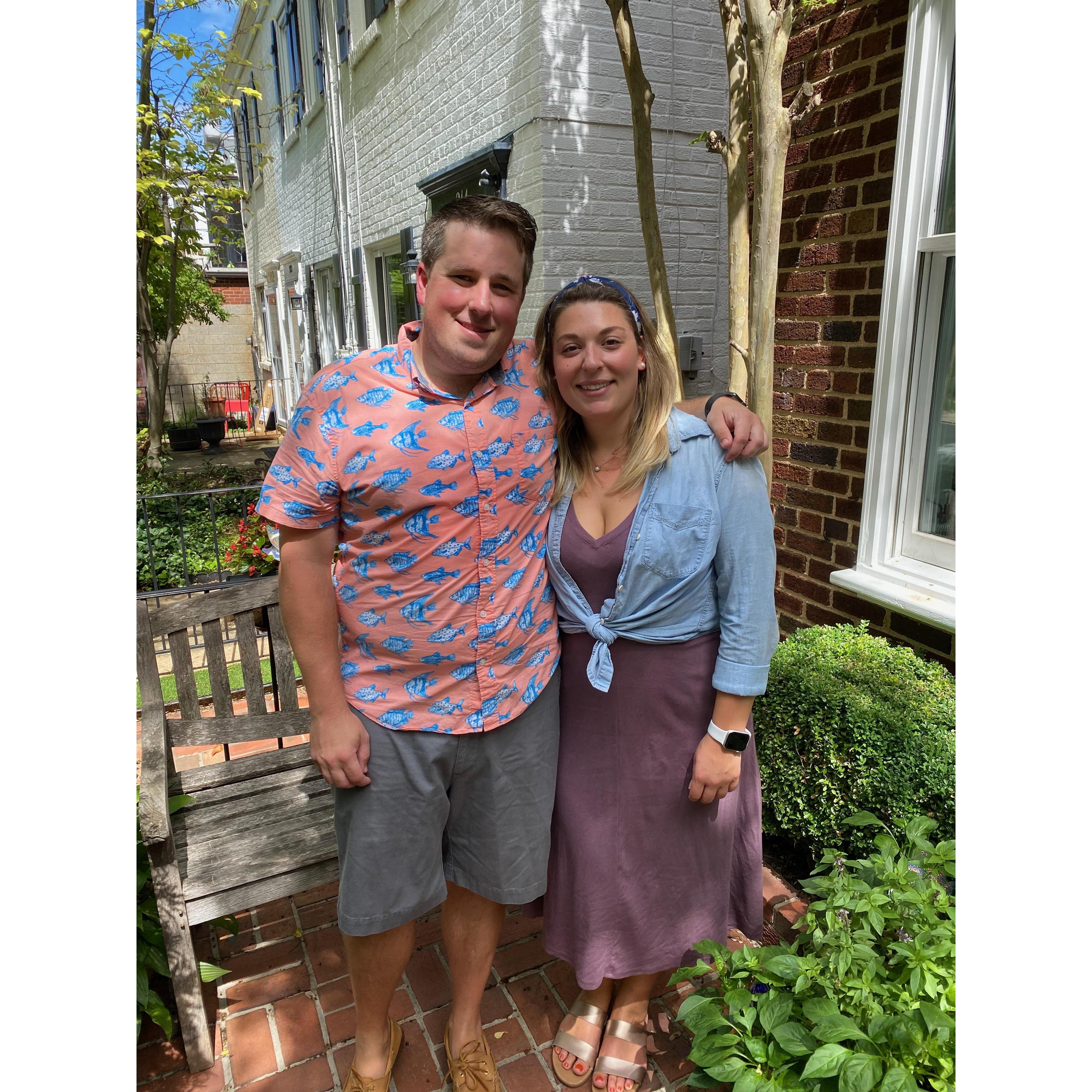 We moved into our first home together! And of course celebrated with a BBQ.