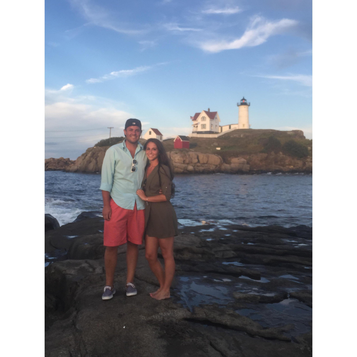 Nubble Lighthouse, York Maine. Sean surprised me with a trip to Maine for my birthday in 2016.