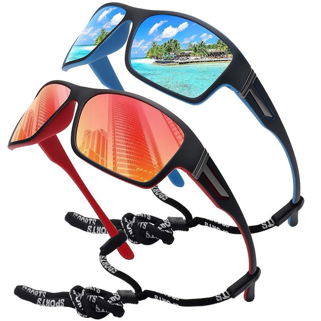 STORYCOAST Polarized Sports Sunglasses for Men Women Unbreakable Frame Cycling Fishing Driving