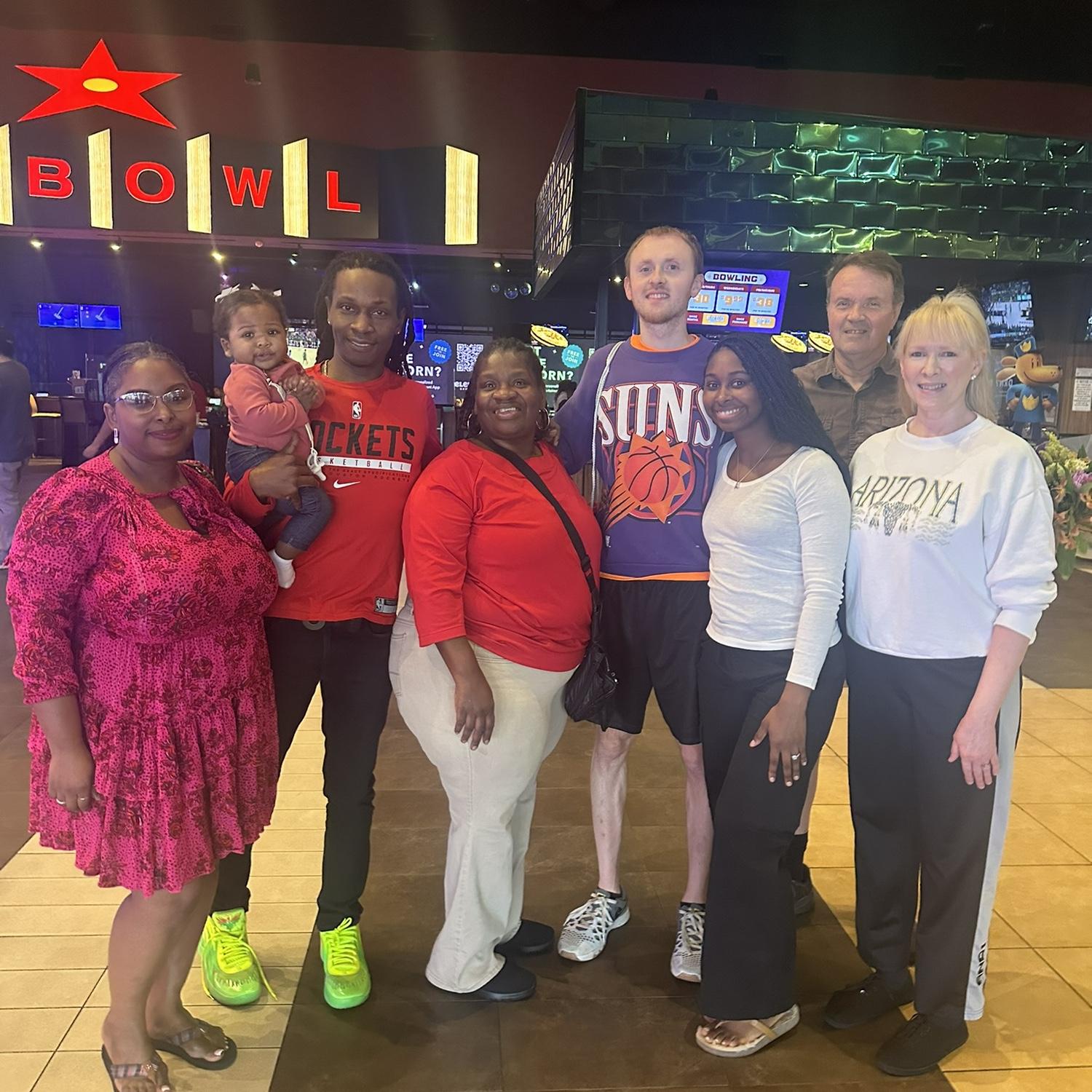 Family Bowling 🎳 

(our parents first time meeting each other in-person)