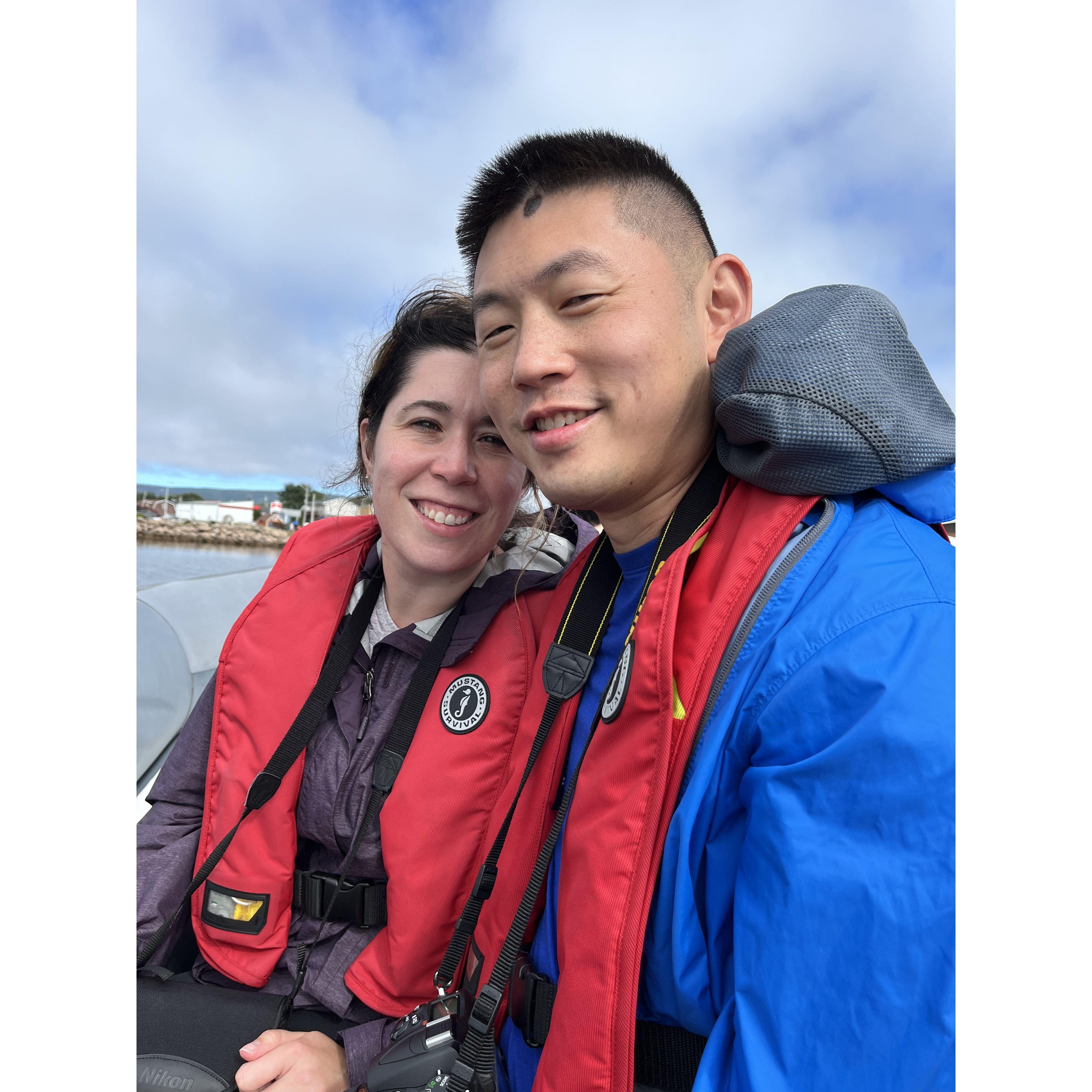 Nova Scotia (Sept 2022): First time either of us had ever gone whale watching