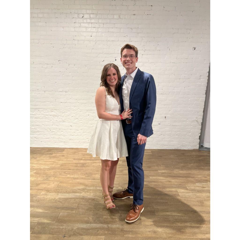 The night before he proposed