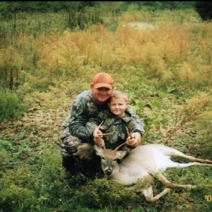 Hunter and his father Scott