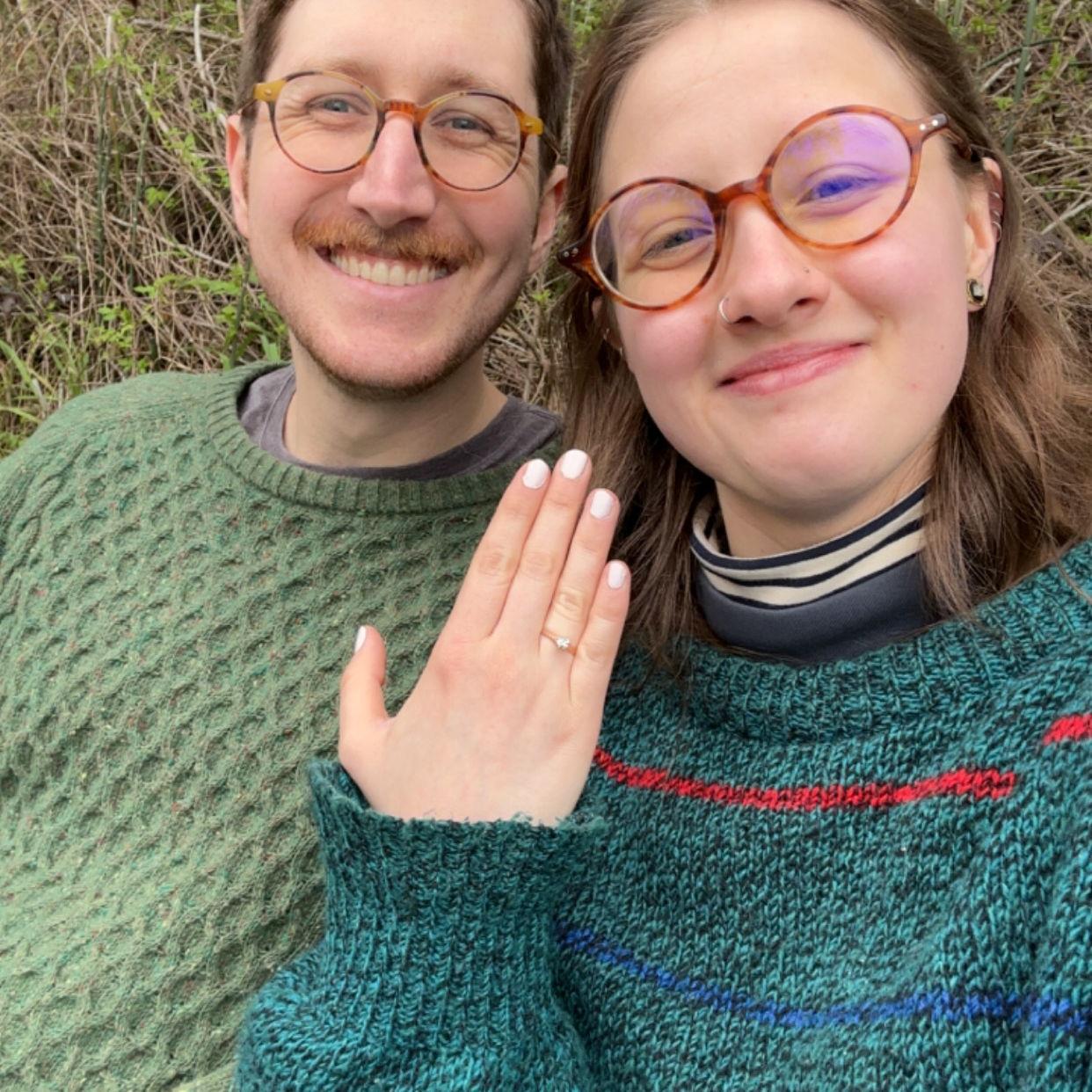 The day we got engaged <333