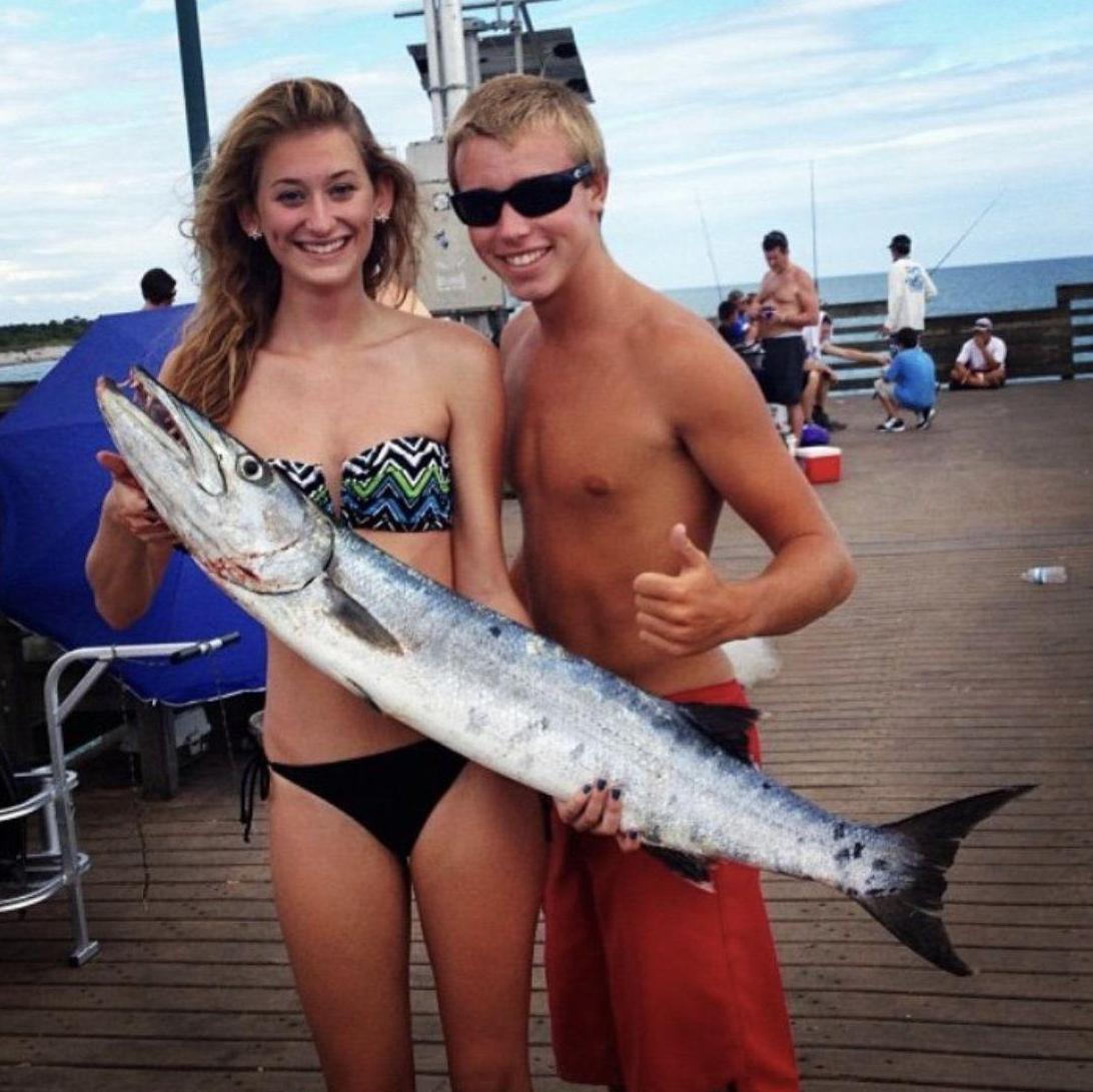 Sharky's Pier: Ki would always pull the scariest things out of the ocean