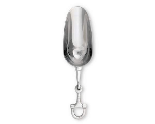 Equestrian Horse Bit Pewter Handle Ice Scoop