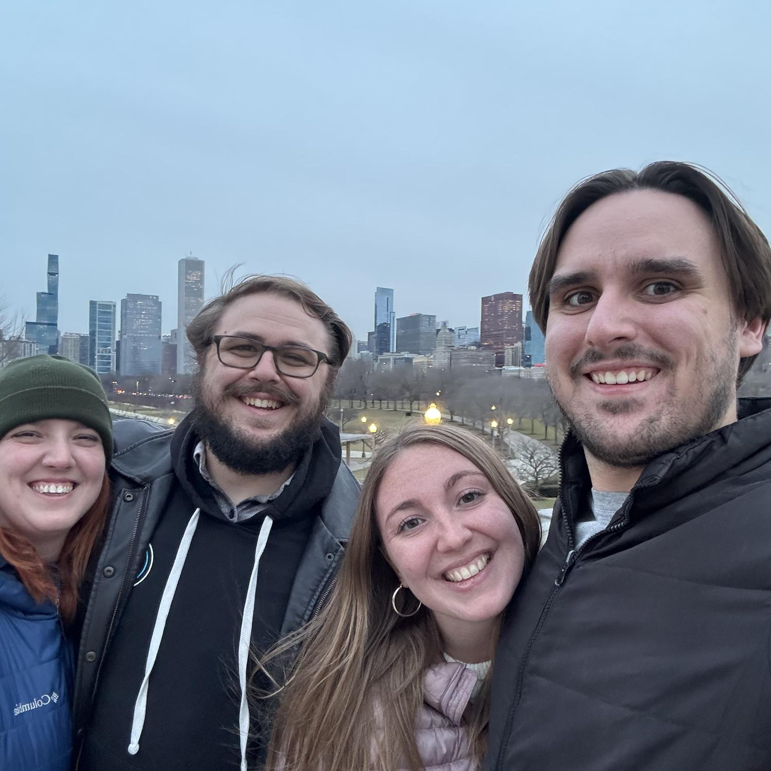 Shed Aquarium and Chicago double date with Foster’s brother and girlfriend!