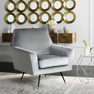 Nynette Velvet Retro Mid Century Accent Chair