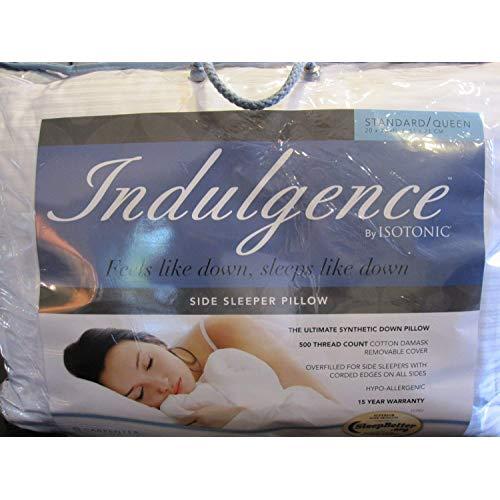 Indulgence By Isotonic Side Sleeper Standard/queen Pillow