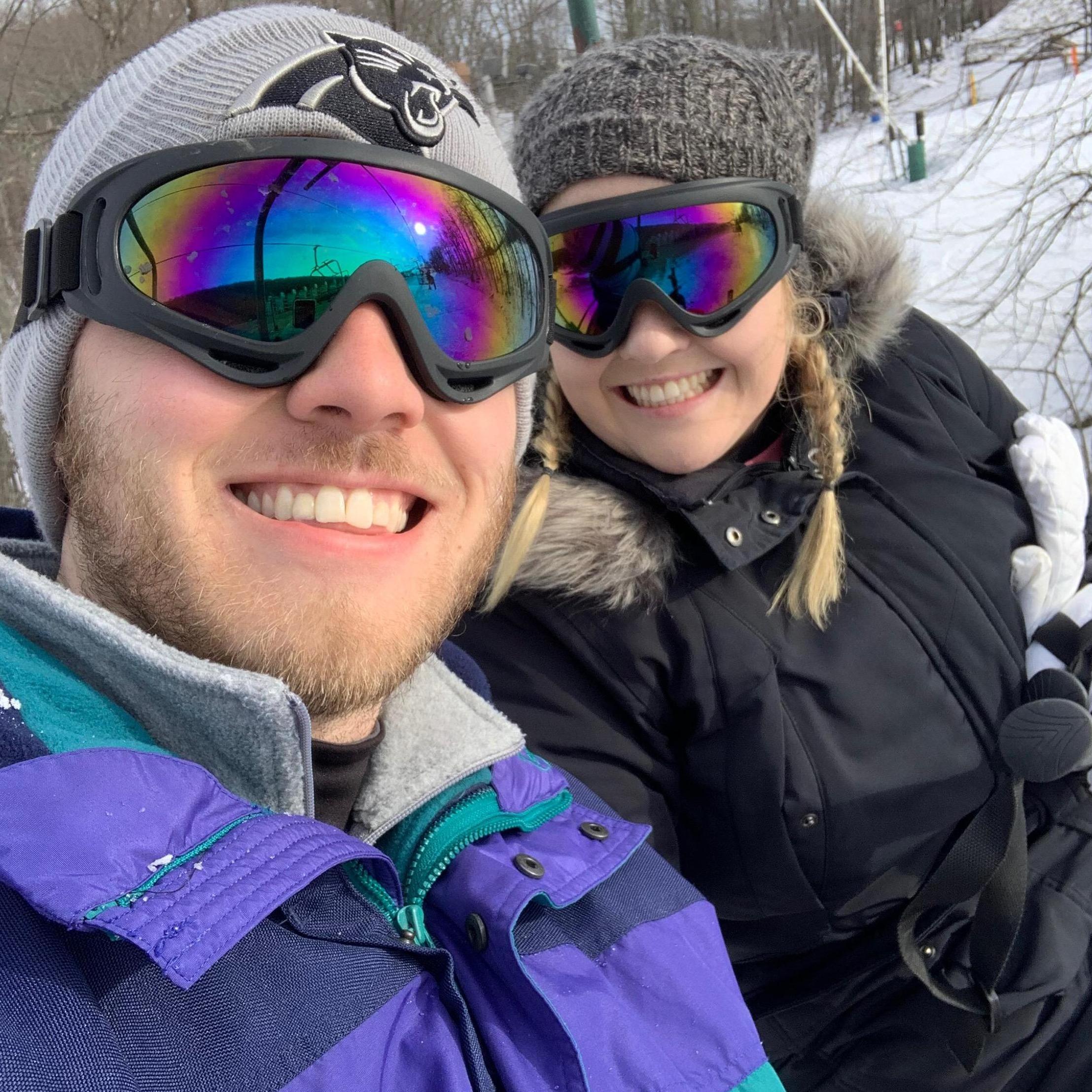 Our first ski trip together in February of 2019. This was also Travis’s first time skiing and to say the least... he might not ever go back!