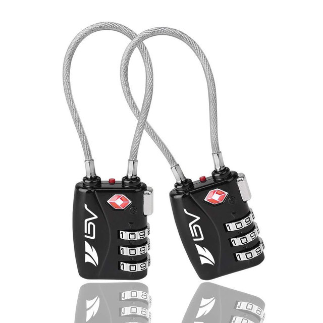 TSA Approved Luggage Travel Lock, Set-Your-Own Combination Lock for School Gym Locker,Luggage Suitcase Baggage Locks,Filing Cabinets,Toolbox,Case