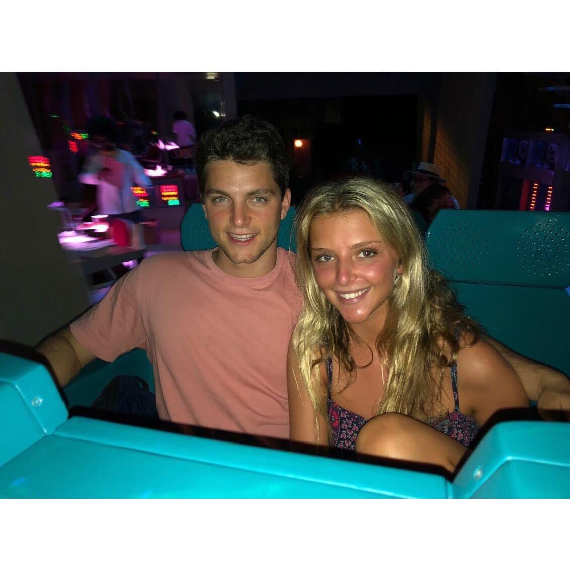 August, 2018- Trying to convert Jordan into a Disney adult (did not work)