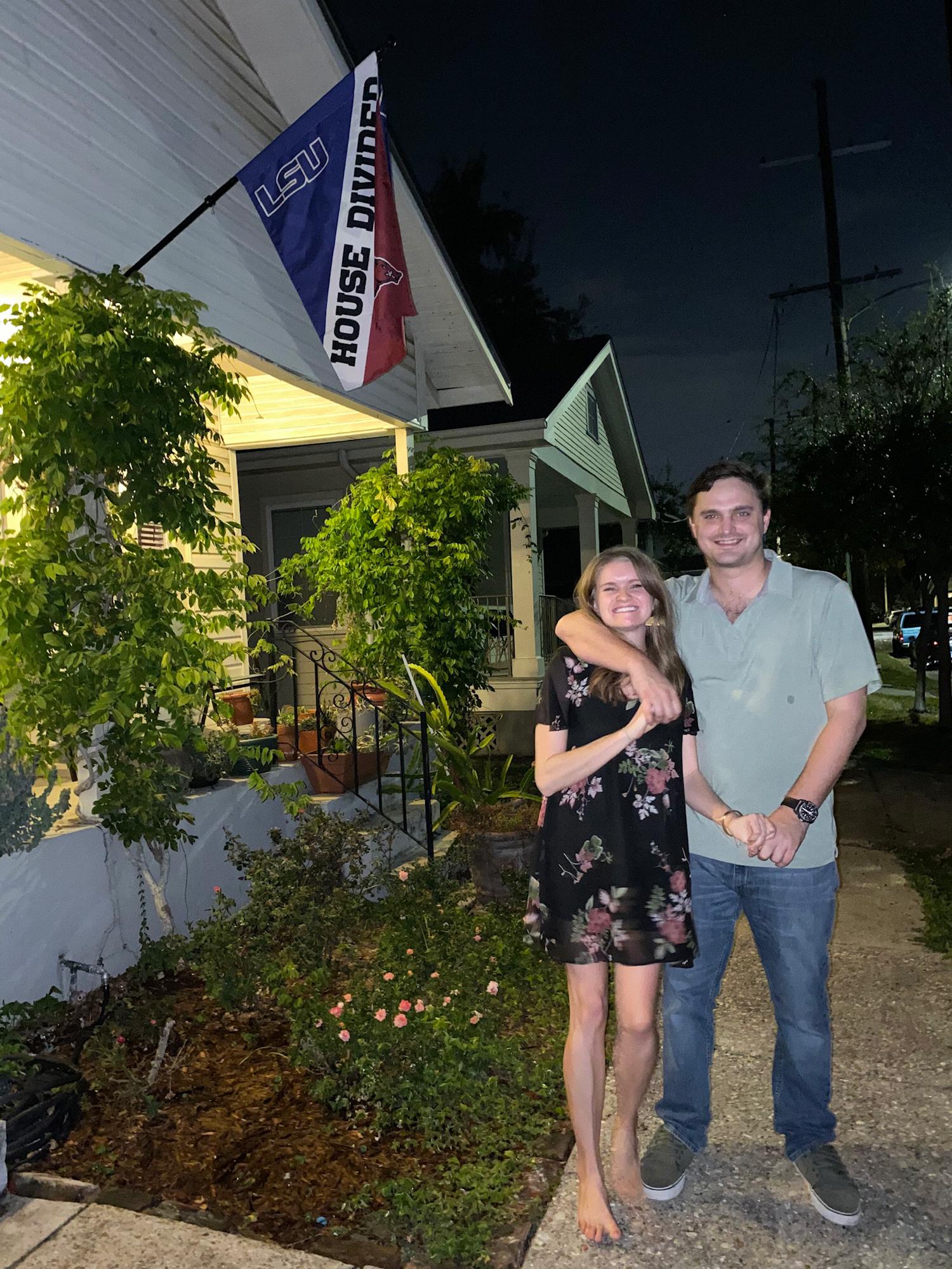 Our house is divided - one LSU Tiger and one Arkansas Razorback
