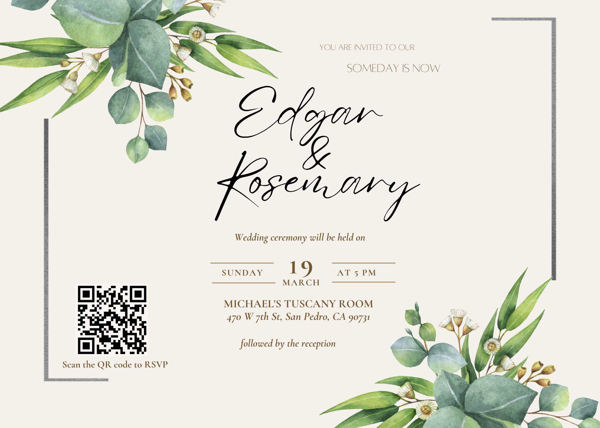 The Wedding Website of Rosemary Salas and Edgar Salas