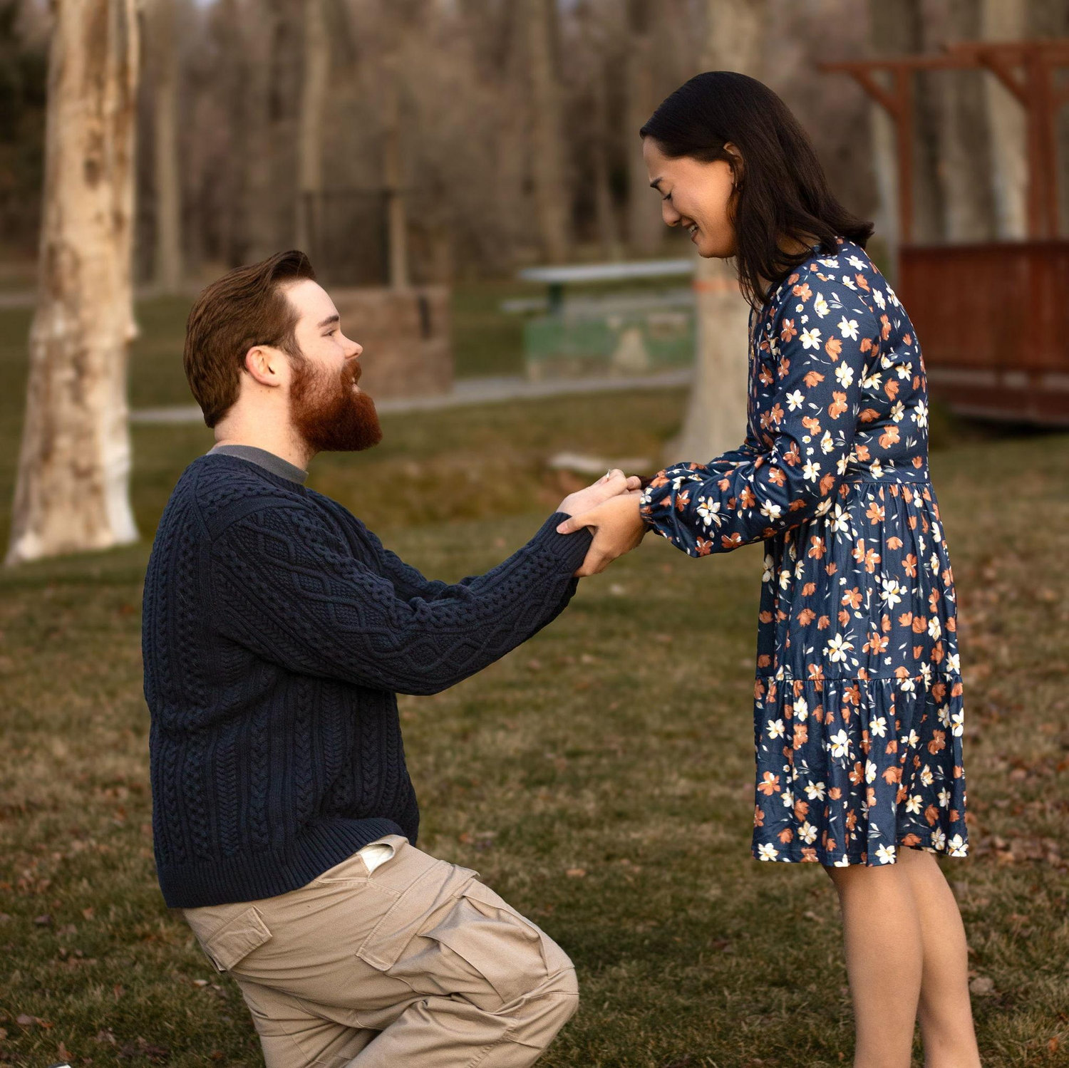 Kyle popping the question!