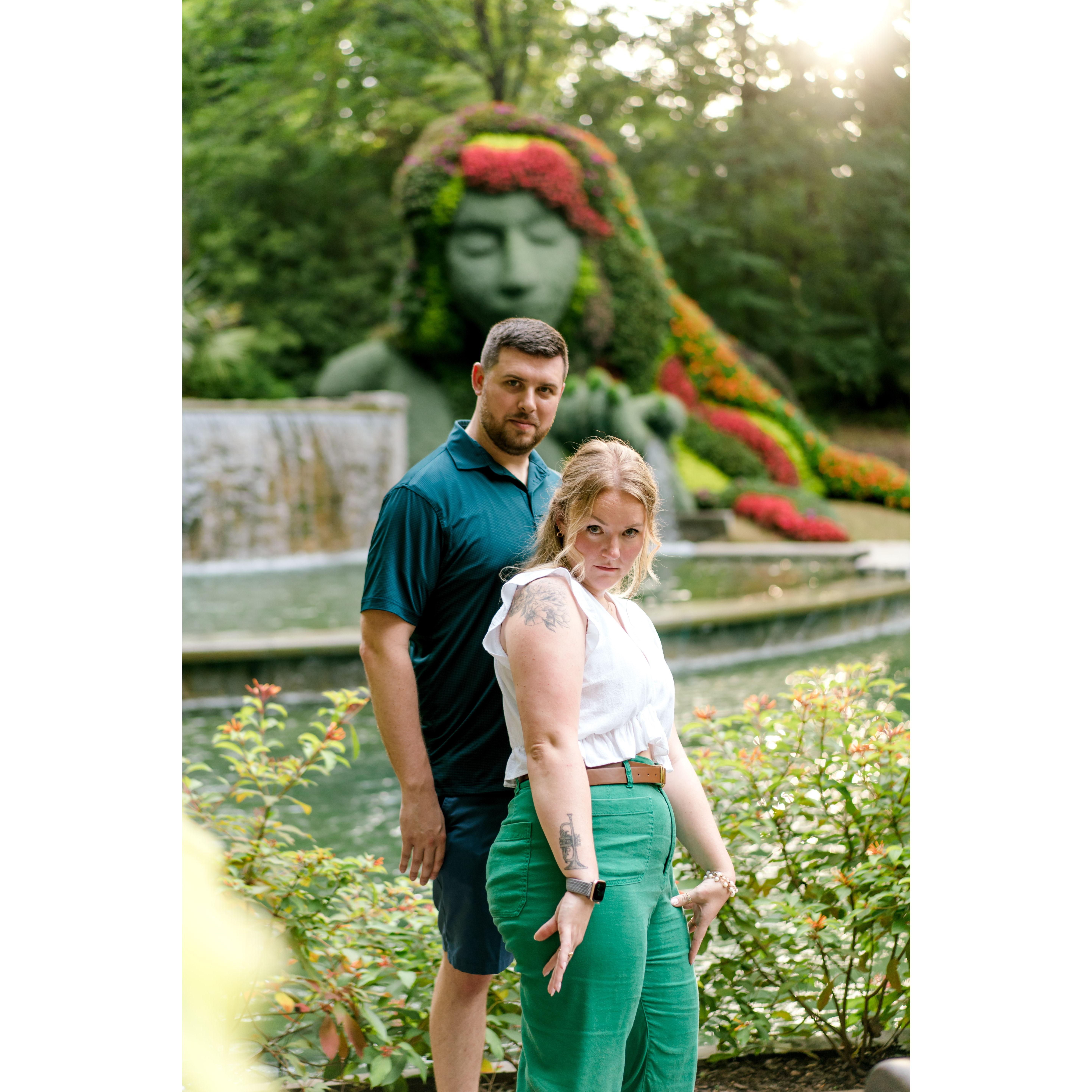 Quintessential photo from our engagement session. We did indeed pay a professional for this picture.