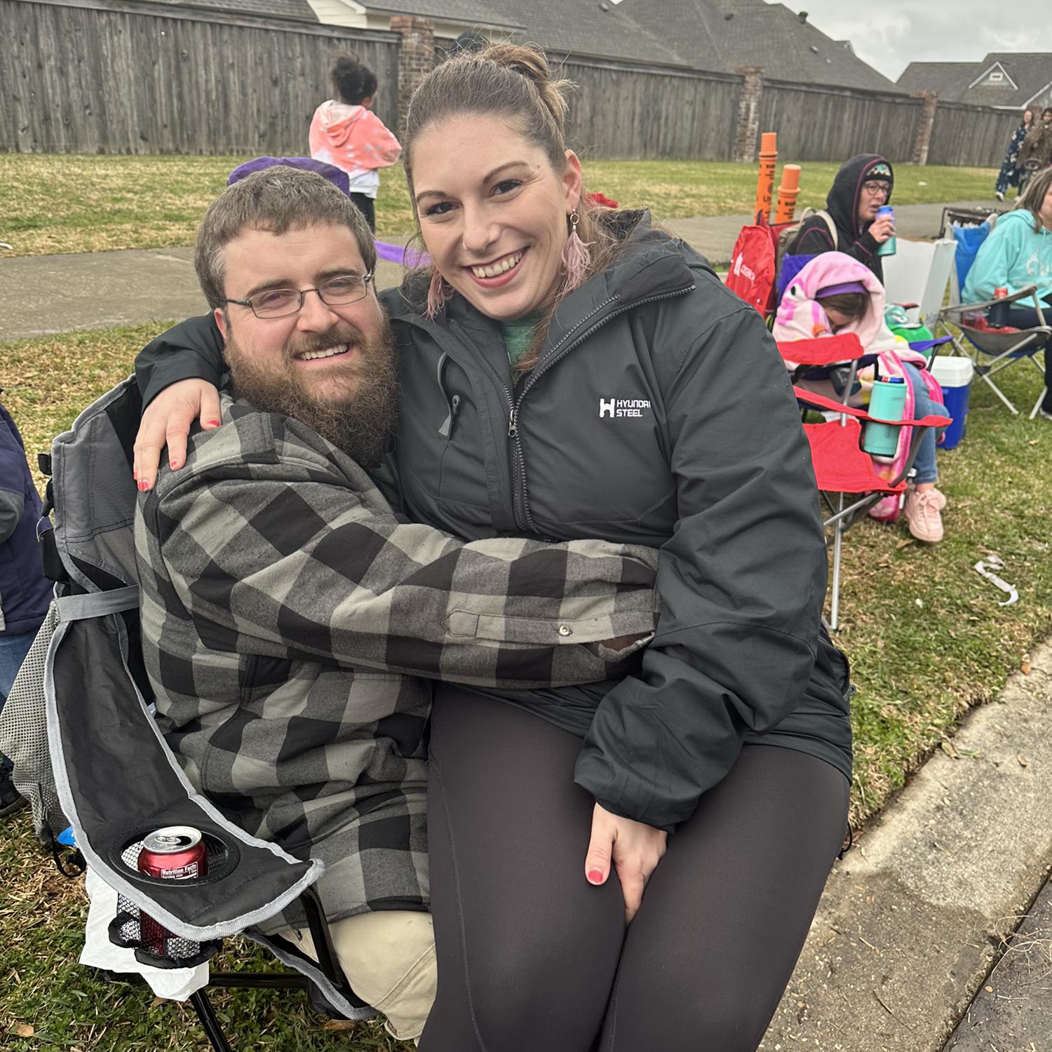 Jonas first Louisiana Mardi grass!