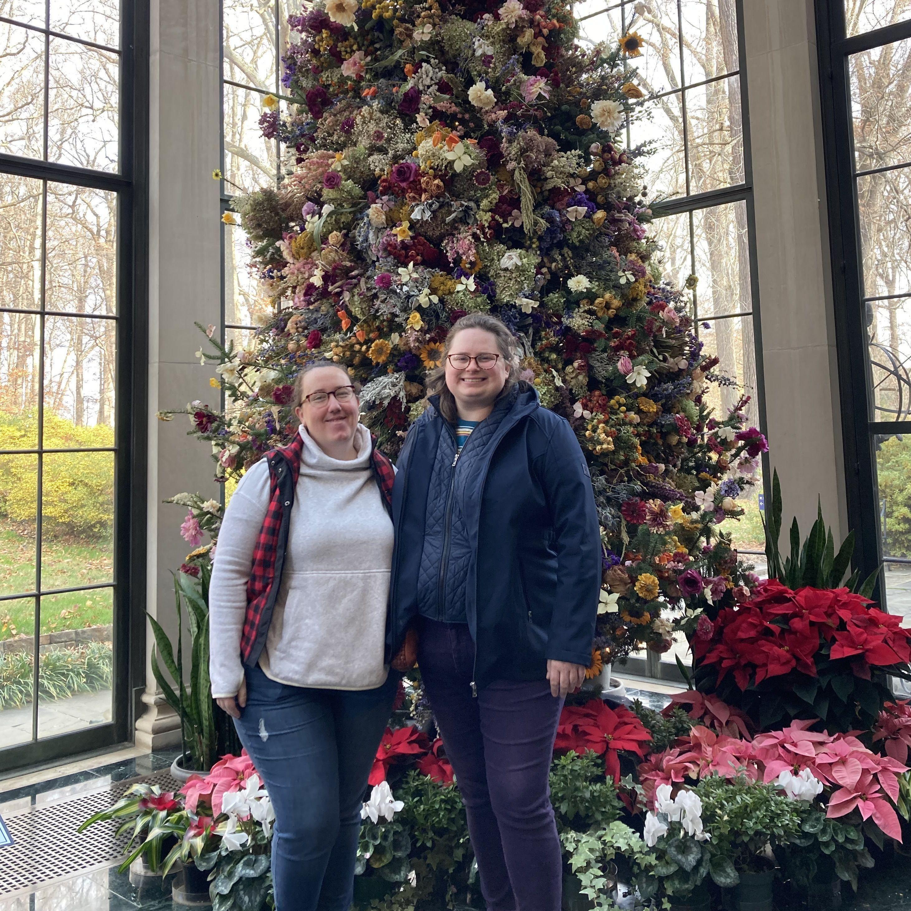 Ashley and Liz at Winterthur November 2023.
