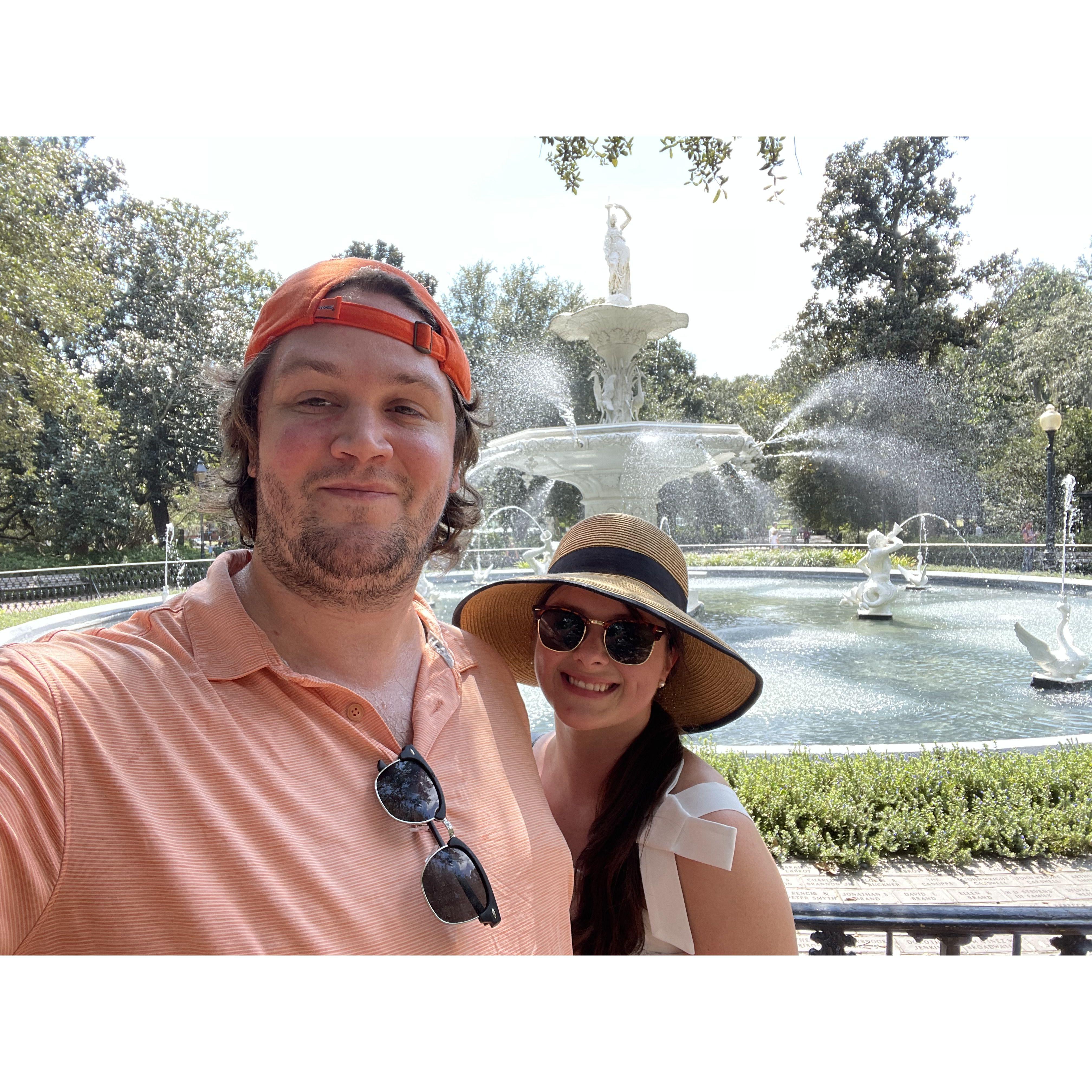 Our first time in Savannah together!