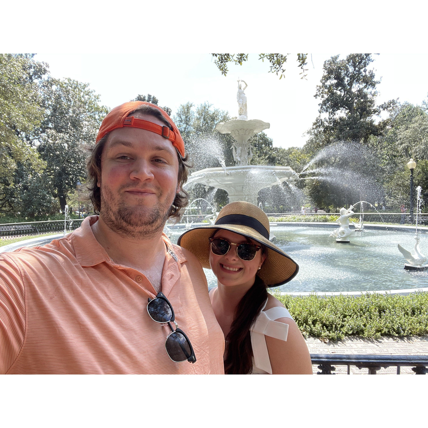 Our first time in Savannah together!
