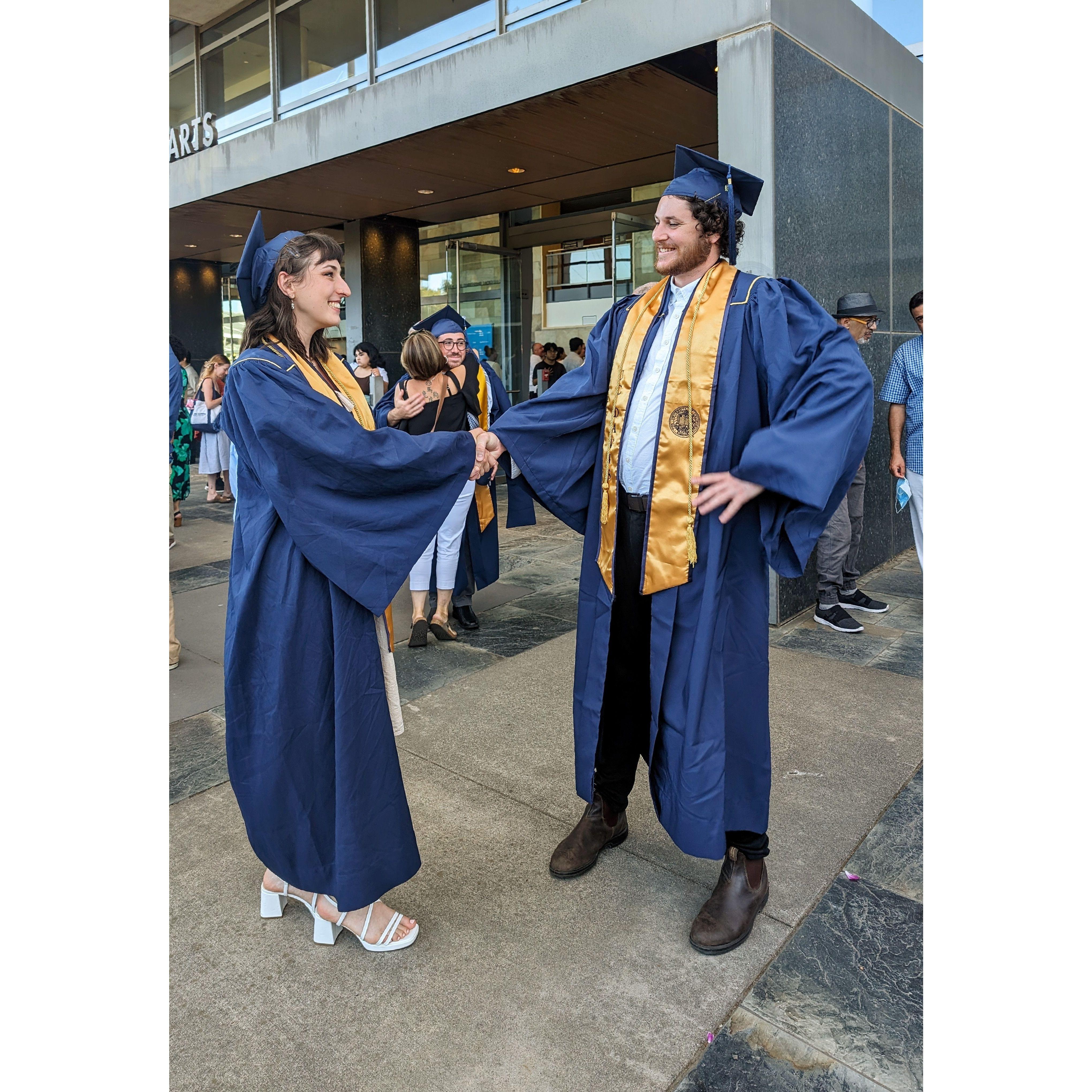 Congrats to the graduates :)