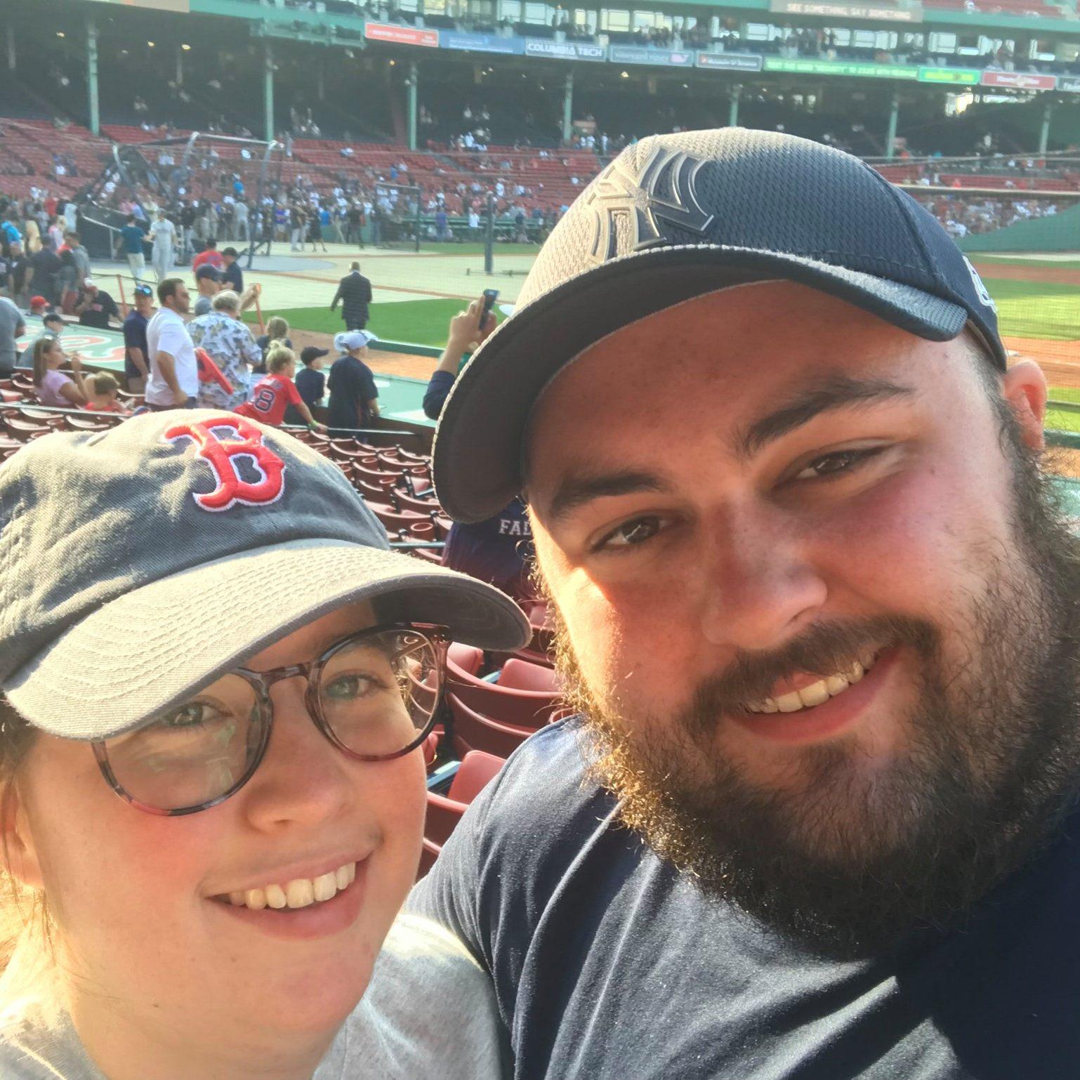 Watched the Red Sox's win against the Yankee's in Fenway.