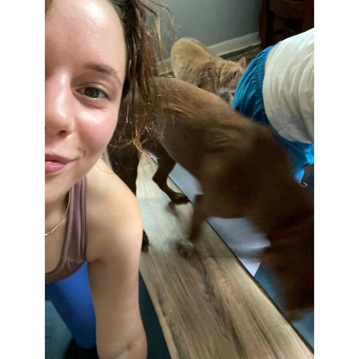 Family yoga, great angles.