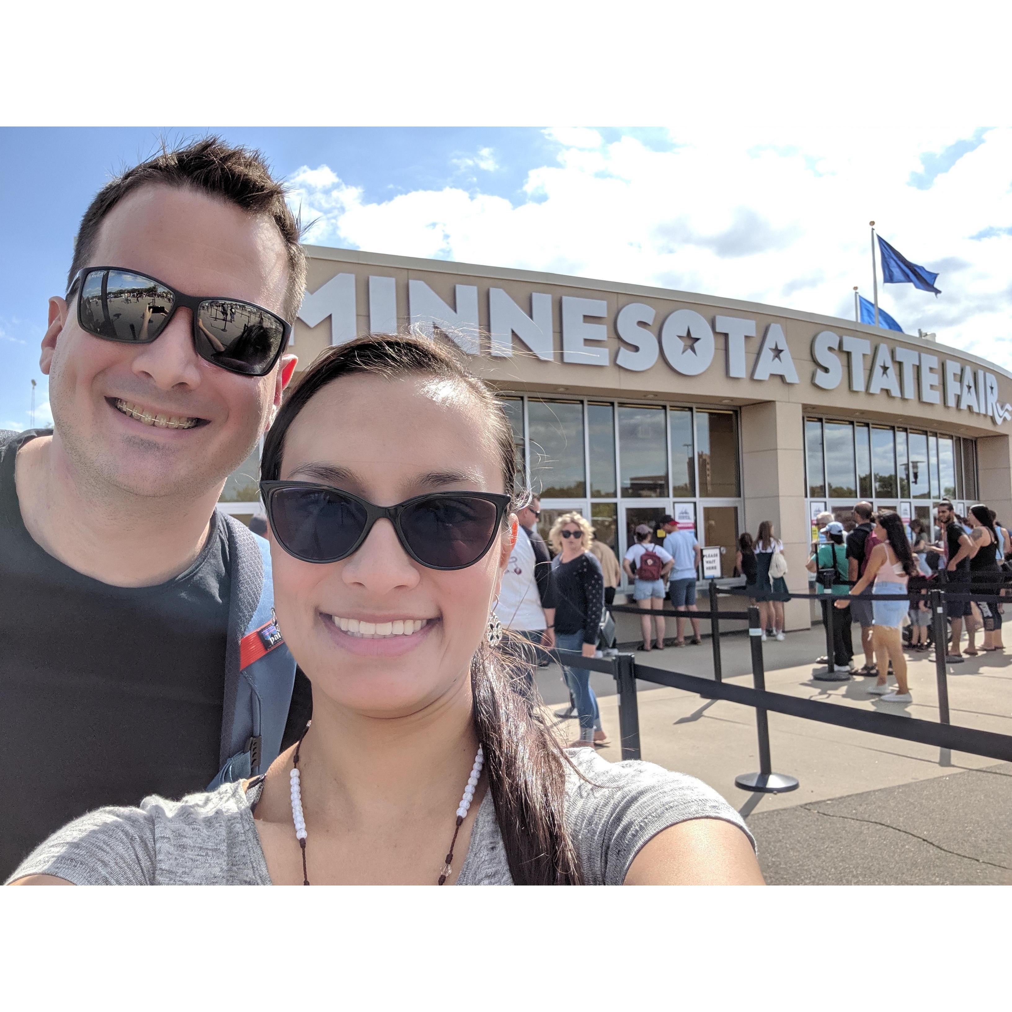 Enjoying the Minnesota State Fair