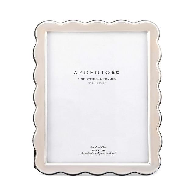 Argento SC Scalloped Sterling Silver Picture Frame, 4" x 6"