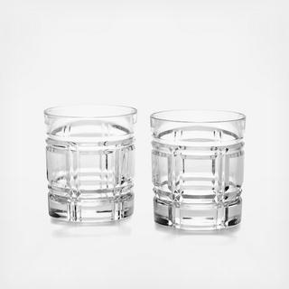 Greenwich Double Old Fashioned Glass, Set of 2