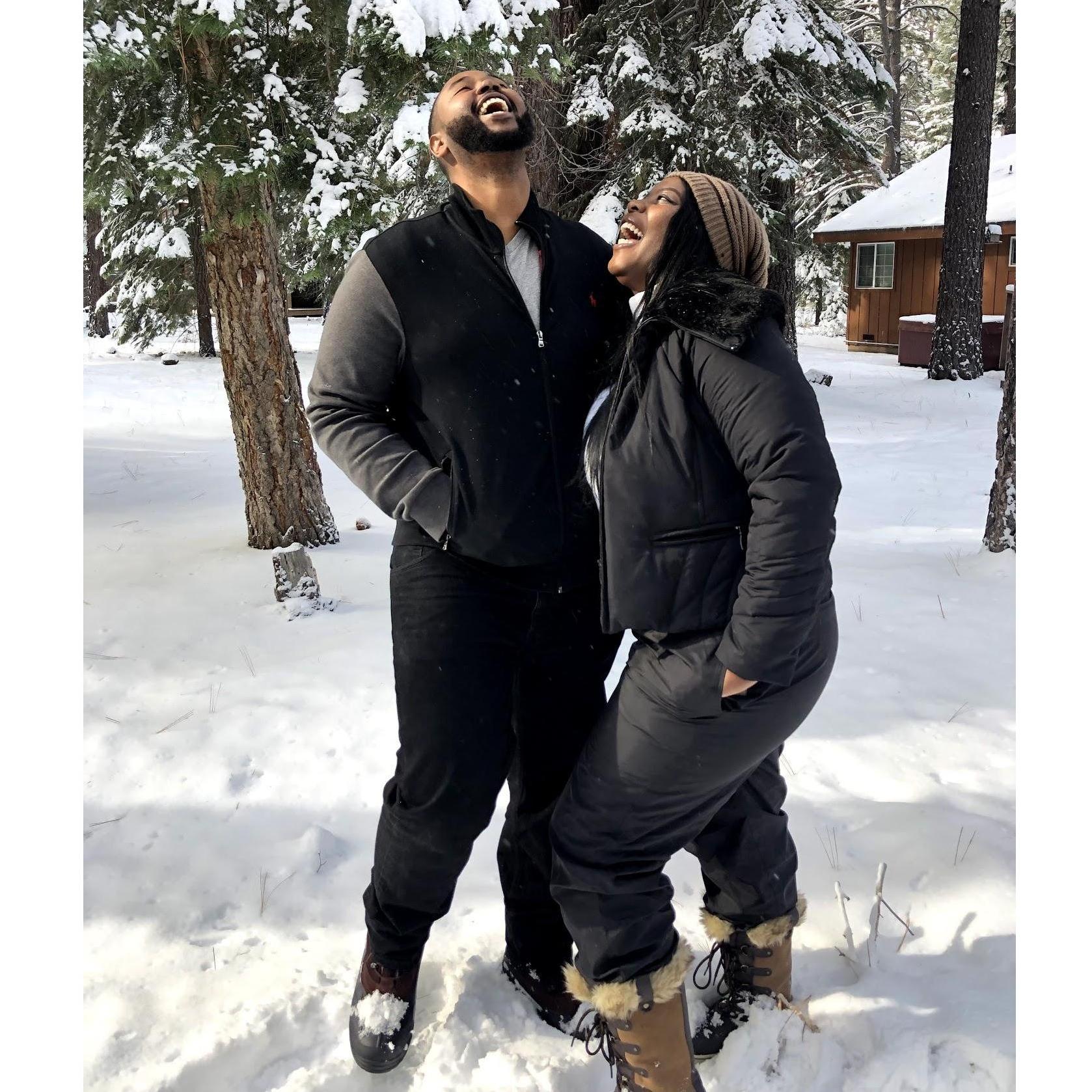 In Tahoe again, this time during the snow!