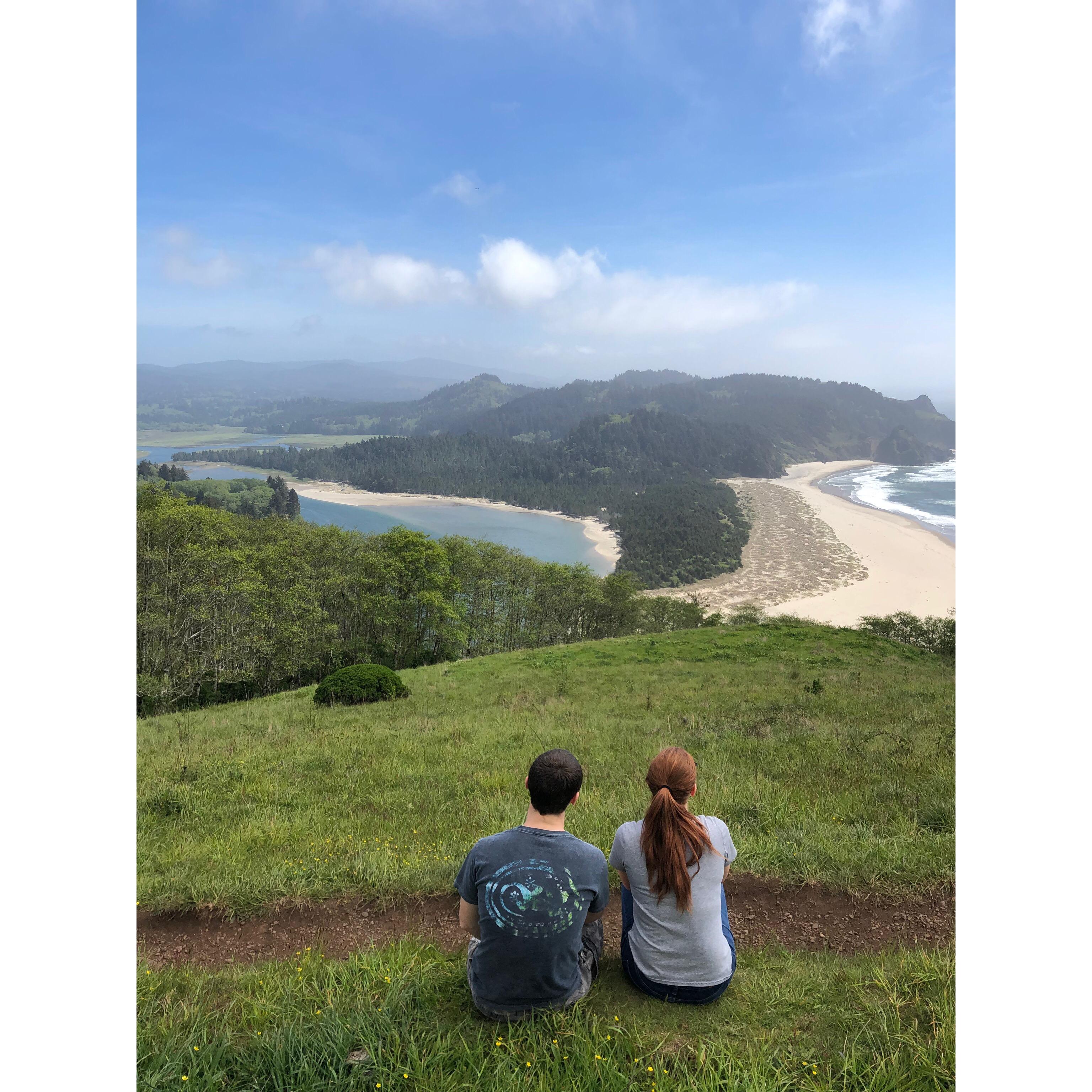 Beautiful hike on the Oregon coast for Austin's birthday. Aug. 2019